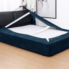 Navy Blue WB PBV2042 - 47 | Bed Frame Cover