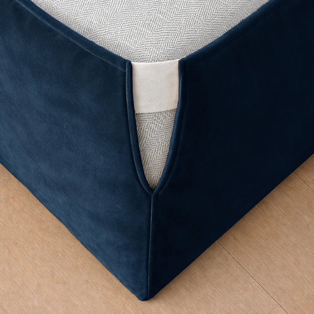 Navy Blue WB PBV2042 - 47 | Bed Frame Cover