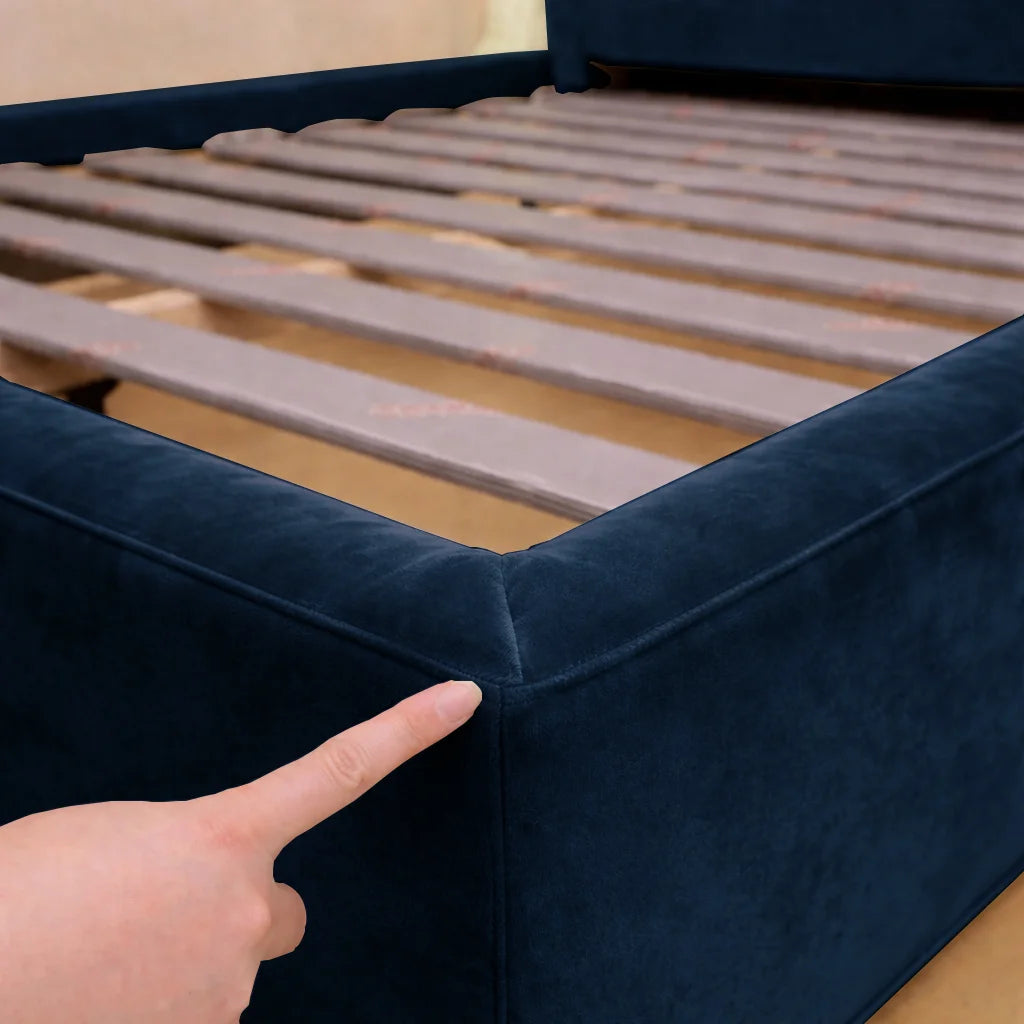 Navy Blue WB PBV2042 - 47 | Bed Frame & Headboard Cover