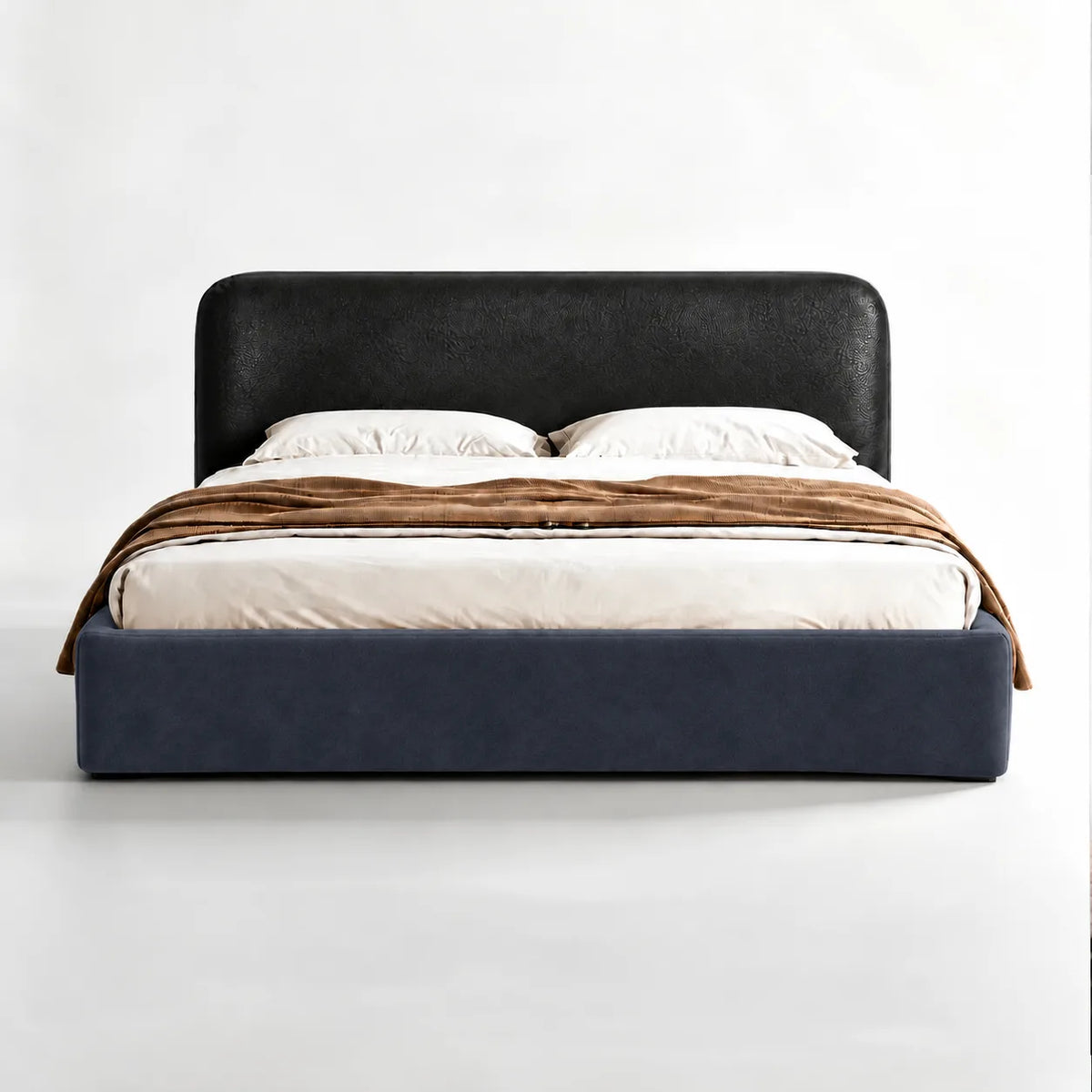 Navy · Stretch-Fit Bed Frame Cover
