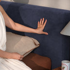 Navy · Stretch-Fit Bed Headboard Cover