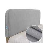 Bed Headboard Cover | Elara Basic - Medium Gray