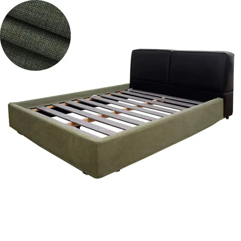 Bed Frame Cover | Elara Flax- Verdant Meadow