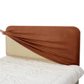 Bed Headboard Cover | Sienna Velour - Cocoa Truffle