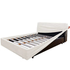 Bed Frame + Headboard Cover | Alabaster Veil