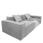 Custom Sofa Slipcover | Performance Brushed Velvet - Harbor Mist