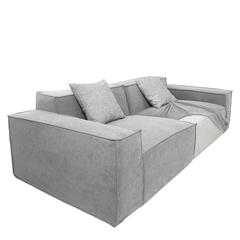 Custom Sofa Slipcover | Performance Brushed Velvet - Harbor Mist