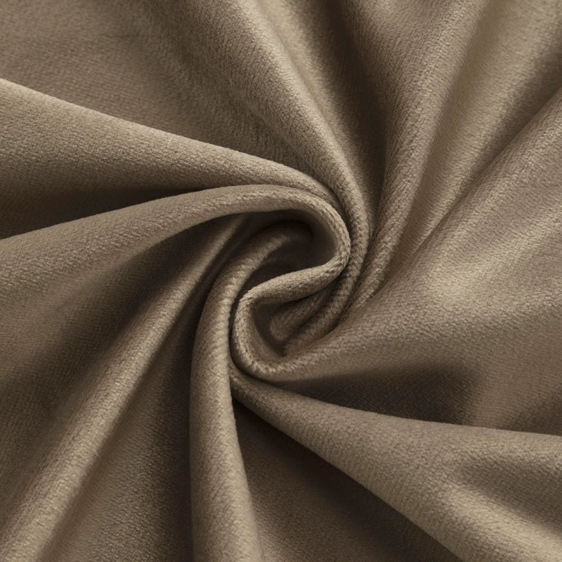 Upholstery Flocking Velvet Fabric | Brown Series