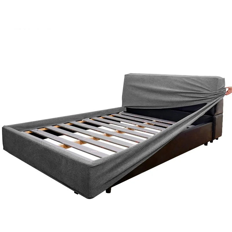 Bed Frame + Headboard Cover | Iron Forge