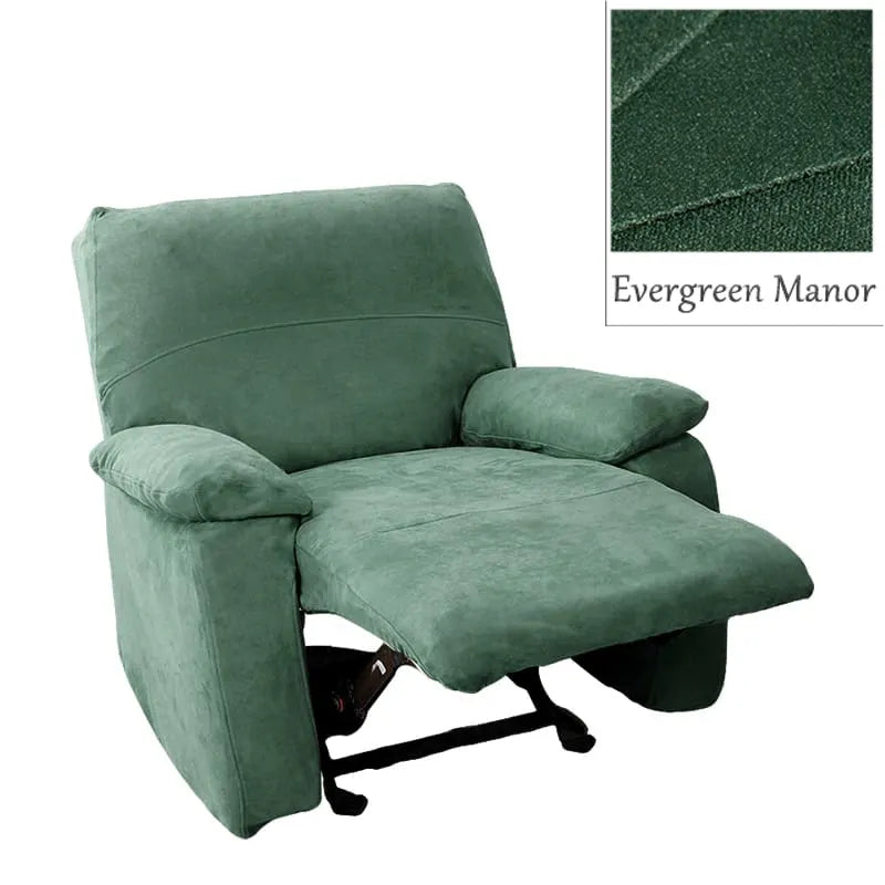 Custom Recliner Chair Slipcover | Sienna Velour - Evergreen Manor