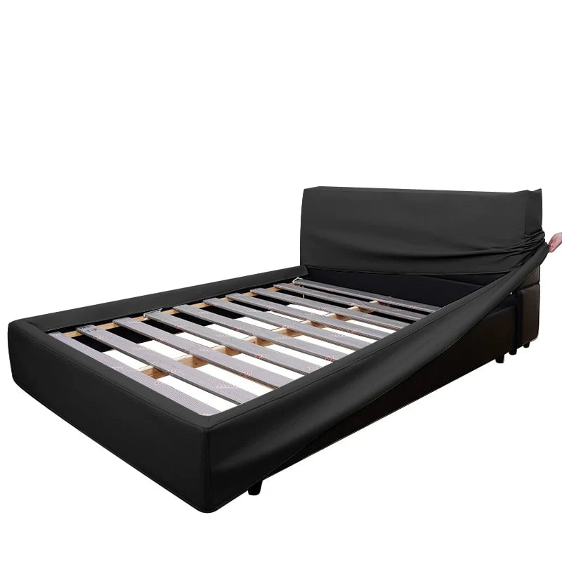 Genuine-like Microfiber Leather | Bed Cover