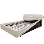 Cream ML 625 - 02 | Bed Frame + Headboard Cover