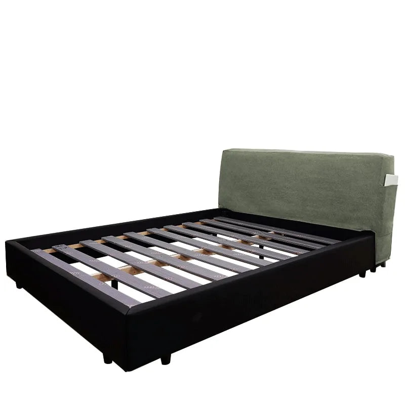 Customized Bed + Headboard Cover | Marlowe Spotted | Moss Green #1925-12