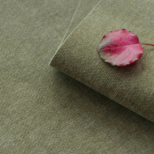 Custom Bed Frame Cover — Elara Flax · Matcha Mist