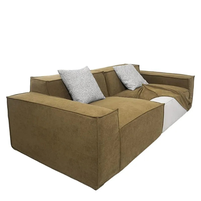 Custom Sofa Slipcover | Performance Brushed Velvet - Desert Taupe