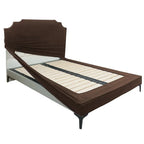 Espresso Luxe | Performance Brushed Velvet | Bed Frame + Headboard Cover