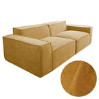 Custom Sofa Slipcover | Elara Basic - Turmeric
