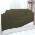 Verdant Matcha | Performance Brushed Velvet | Bed Headboard Cover