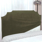 Verdant Matcha | Performance Brushed Velvet | Bed Headboard Cover