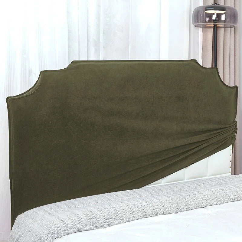 Verdant Matcha | Performance Brushed Velvet | Bed Headboard Cover