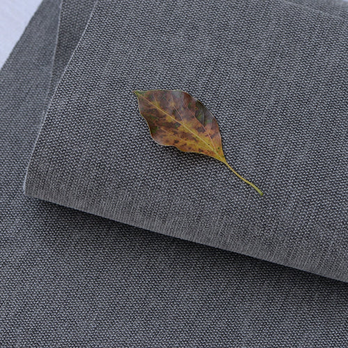 Custom Bed Frame Cover — Elara Flax · Platinum Drift