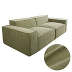 Custom Sofa Slipcover | Elara Basic - Matcha Mist