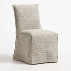 Oatmeal Grain WX8008 - 08 | Long-Skirt Dining Chair Slipcover