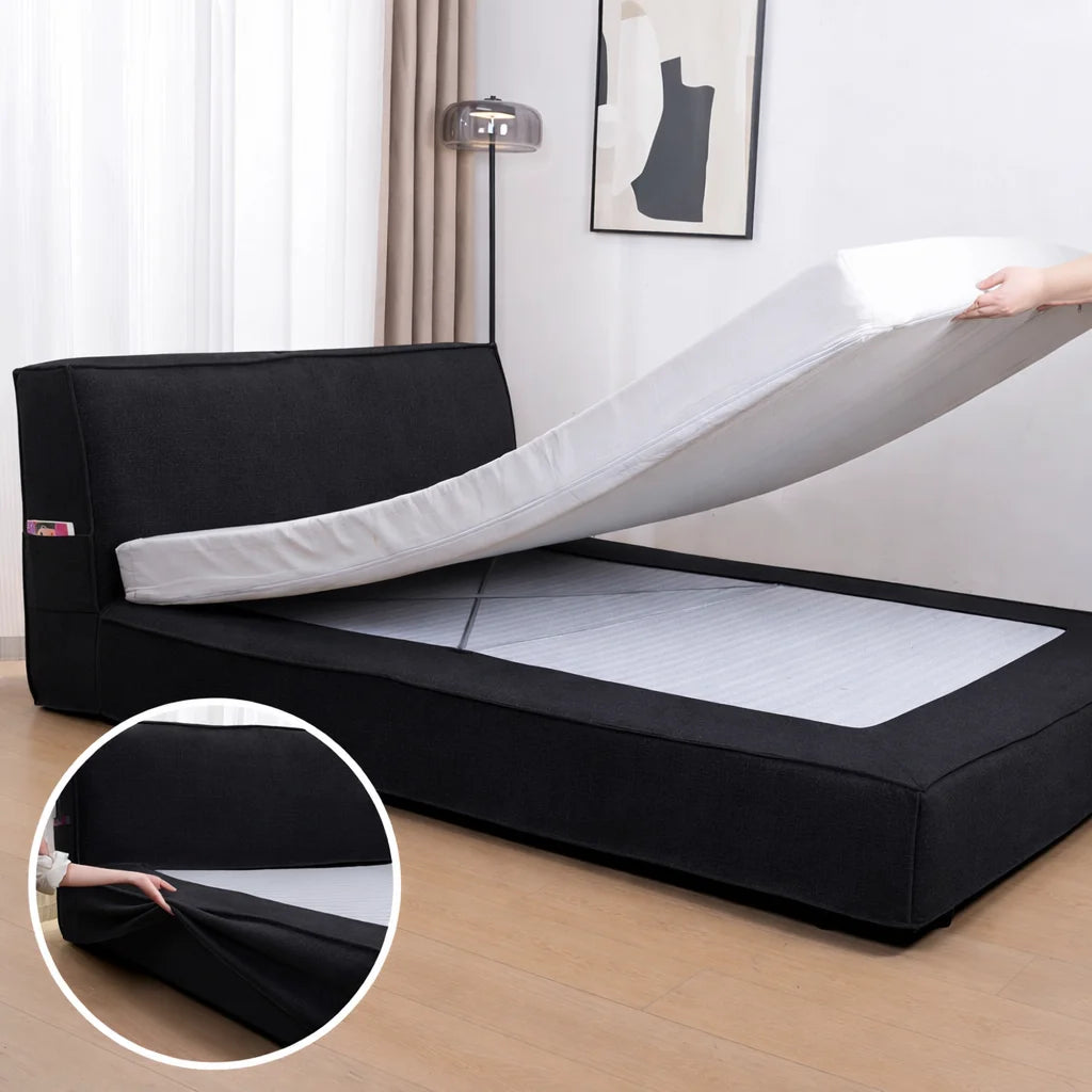 Obsidian Noir EB 813 - 24 | Bed Frame Cover