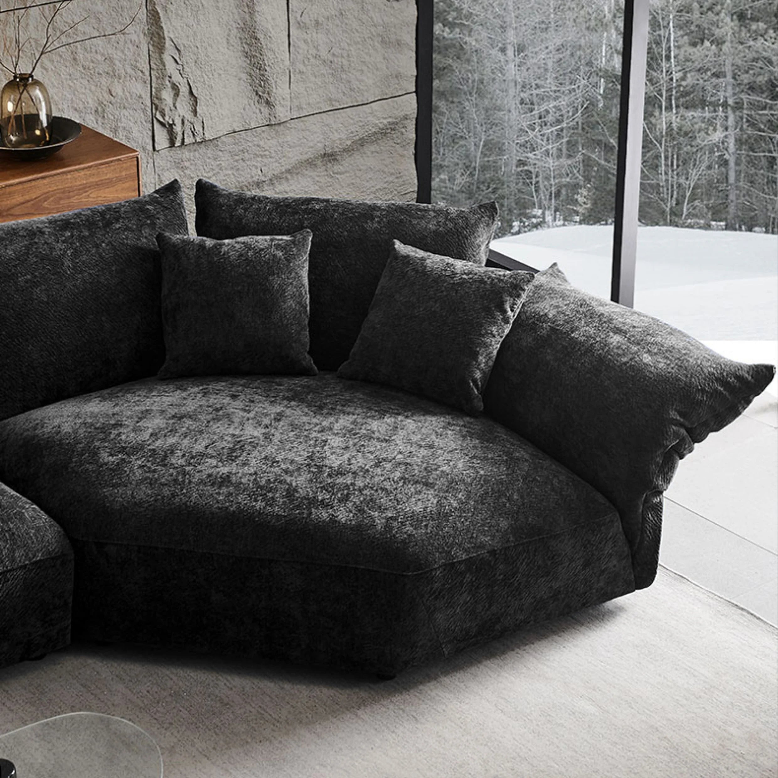 Obsidian Berlin WX23006 - 01 | Sofa Slipcover