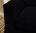 Obsidian Matte Luna-19 custom sofa slipcover
