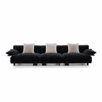 Custom Sofa Slipcover — Luna · Obsidian Matte