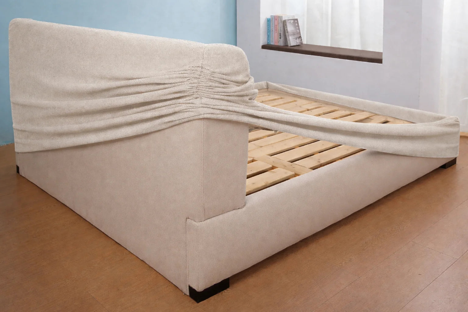 Off-White ML 625 - 01 | Bed Frame + Headboard Cover