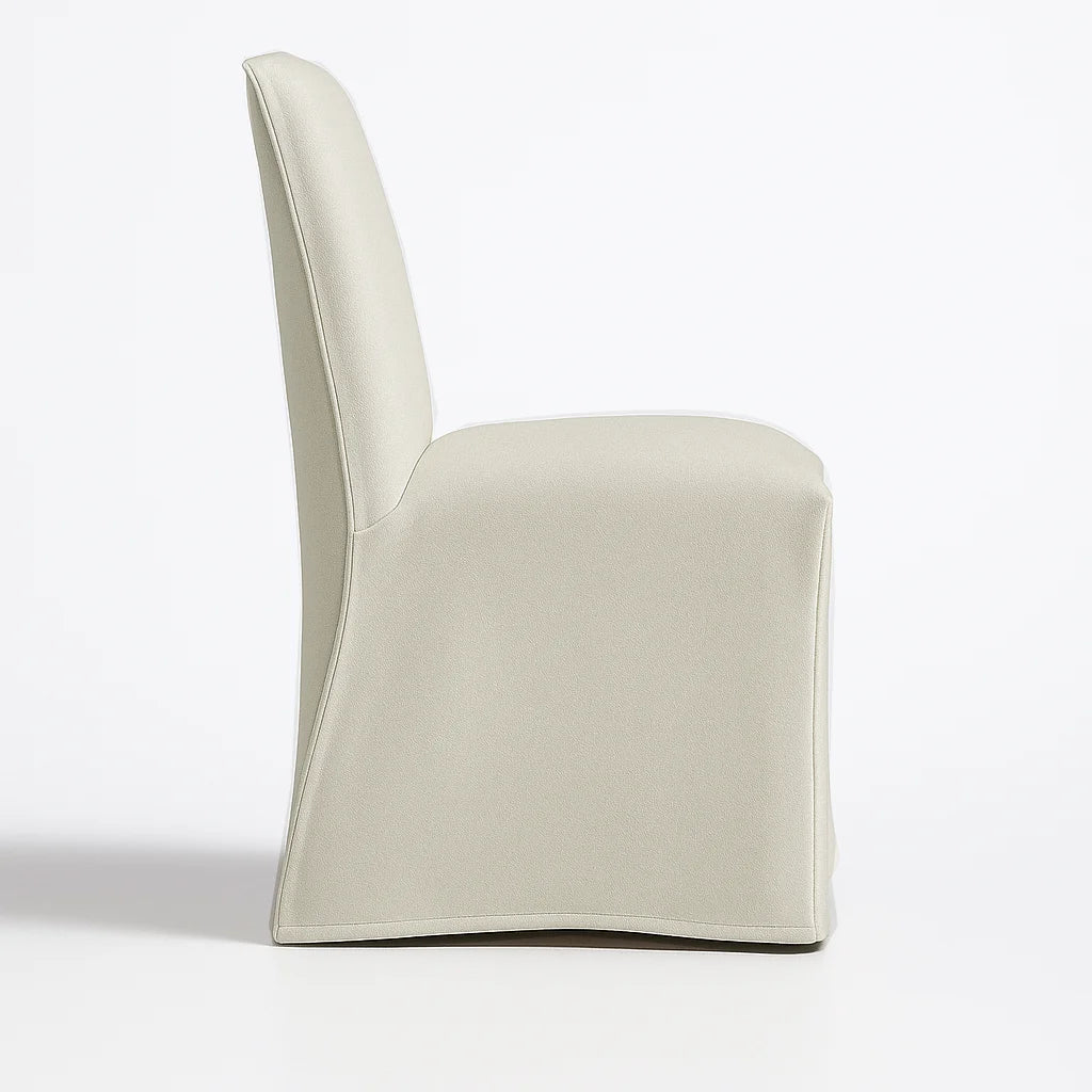Off-white WB PBV2042 - 02 | Long-Skirt Dining Chair Slipcover