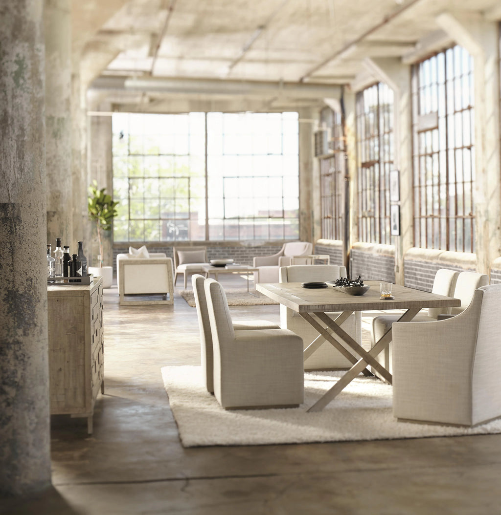 Off-white WB PBV2042 - 02 | Long-Skirt Dining Chair Slipcover