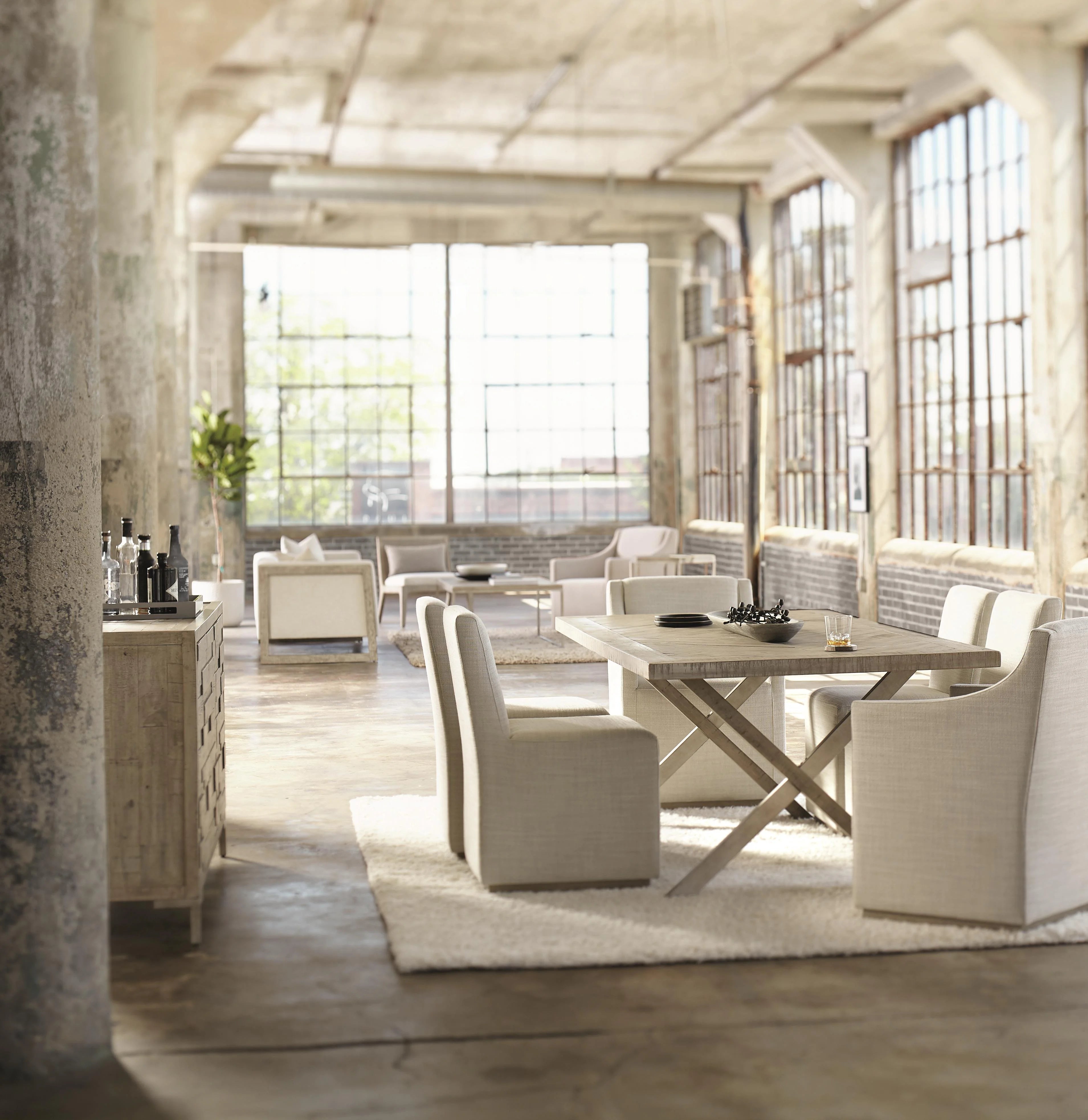 Off-white WB PBV2042 - 02 | Long-Skirt Dining Chair Slipcover