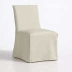 Off-white WB PBV2042 - 02 | Long-Skirt Dining Chair Slipcover
