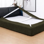 Olive Brown WB PBV2042 - 09 | Bed Frame Cover