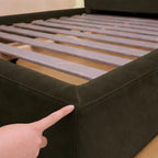 Olive Brown WB PBV2042 - 09 | Bed Frame & Headboard Cover