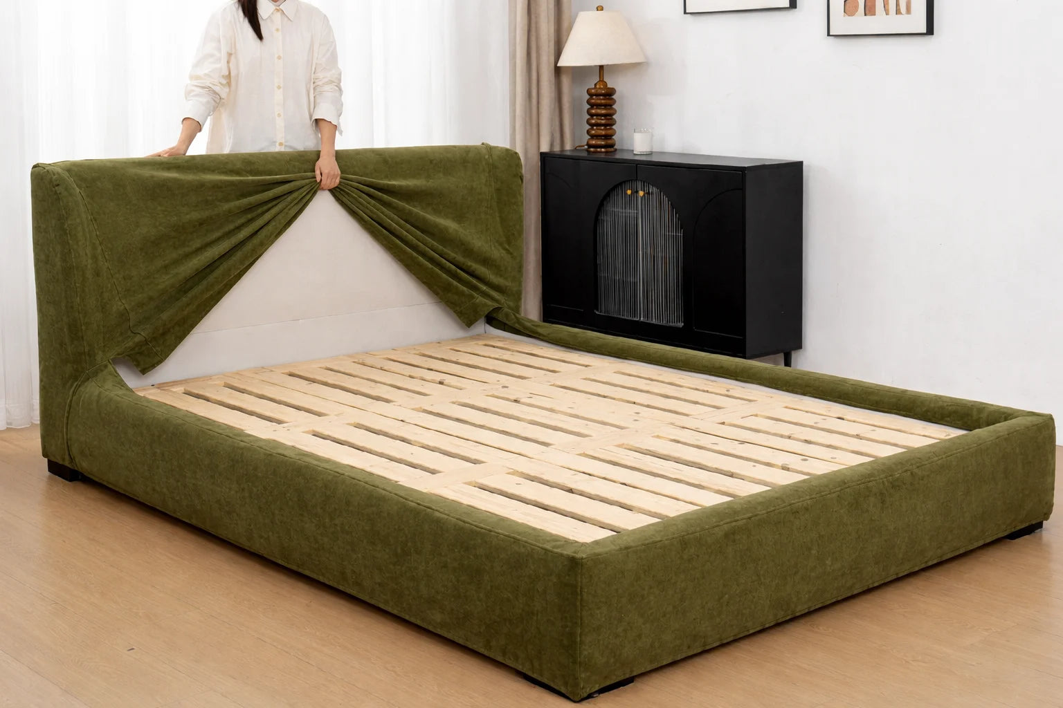 Olive Grove Luna - 12 | Bed Frame Cover