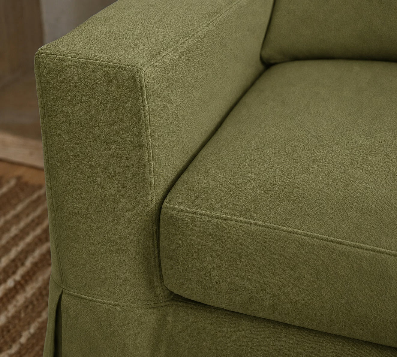 Olive Grove Luna-12 custom sofa slipcover