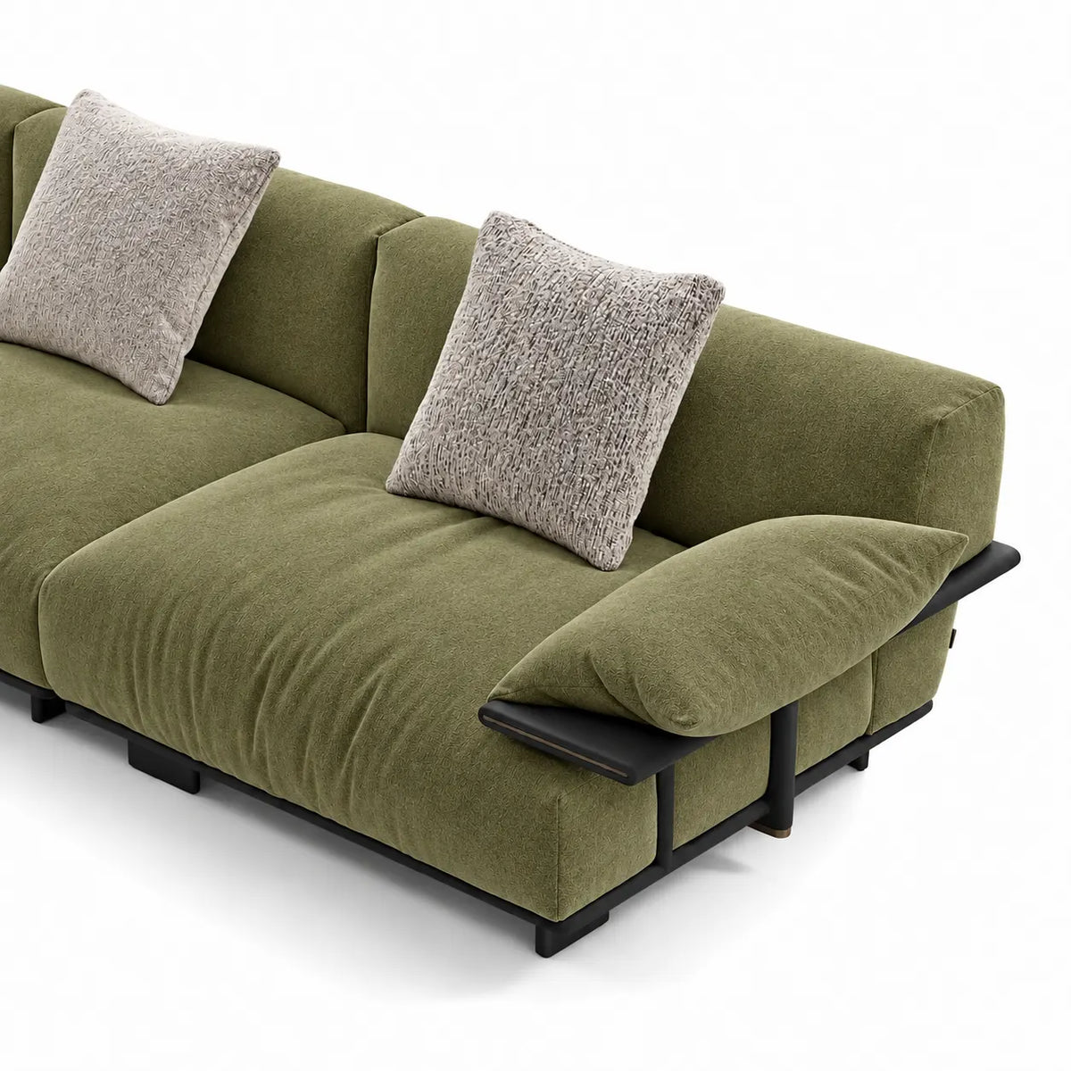 Custom Sofa Slipcover — Luna · Olive Grove