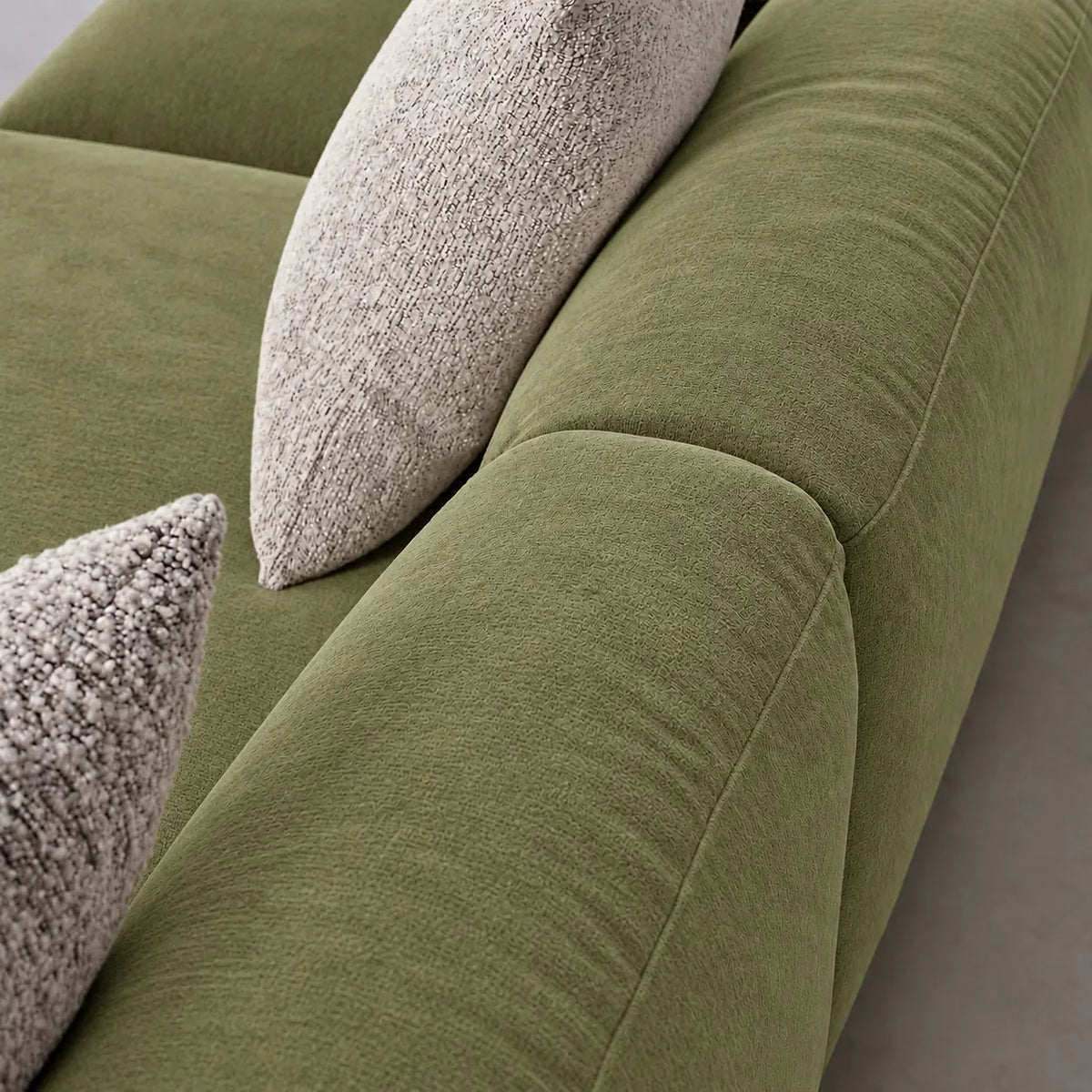 Custom Sofa Slipcover — Luna · Olive Grove