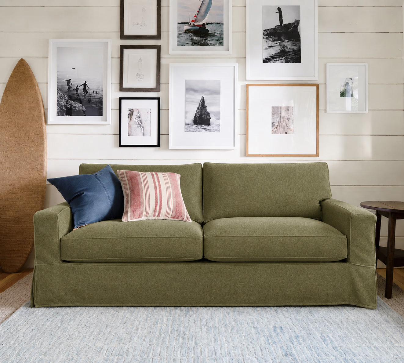 Olive Grove Luna-12 custom sofa slipcover