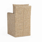 Olive Sprout WX8008 - 03 | Long-Skirt Dining Chair with armrest Slipcover