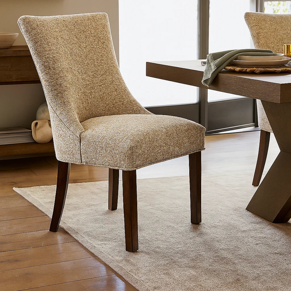 Olive Sprout WX8008 - 03 | Snug fit Dining Chair Slipcover