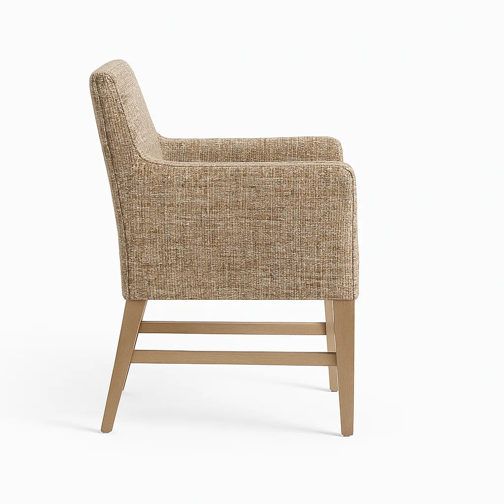 Olive Sprout WX8008 - 03 | Snug fit Dining Chair with armrest Slipcover