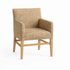 Olive Sprout WX8008 - 03 | Snug fit Dining Chair with armrest Slipcover