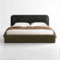 Olive · Stretch-Fit Bed Frame Cover