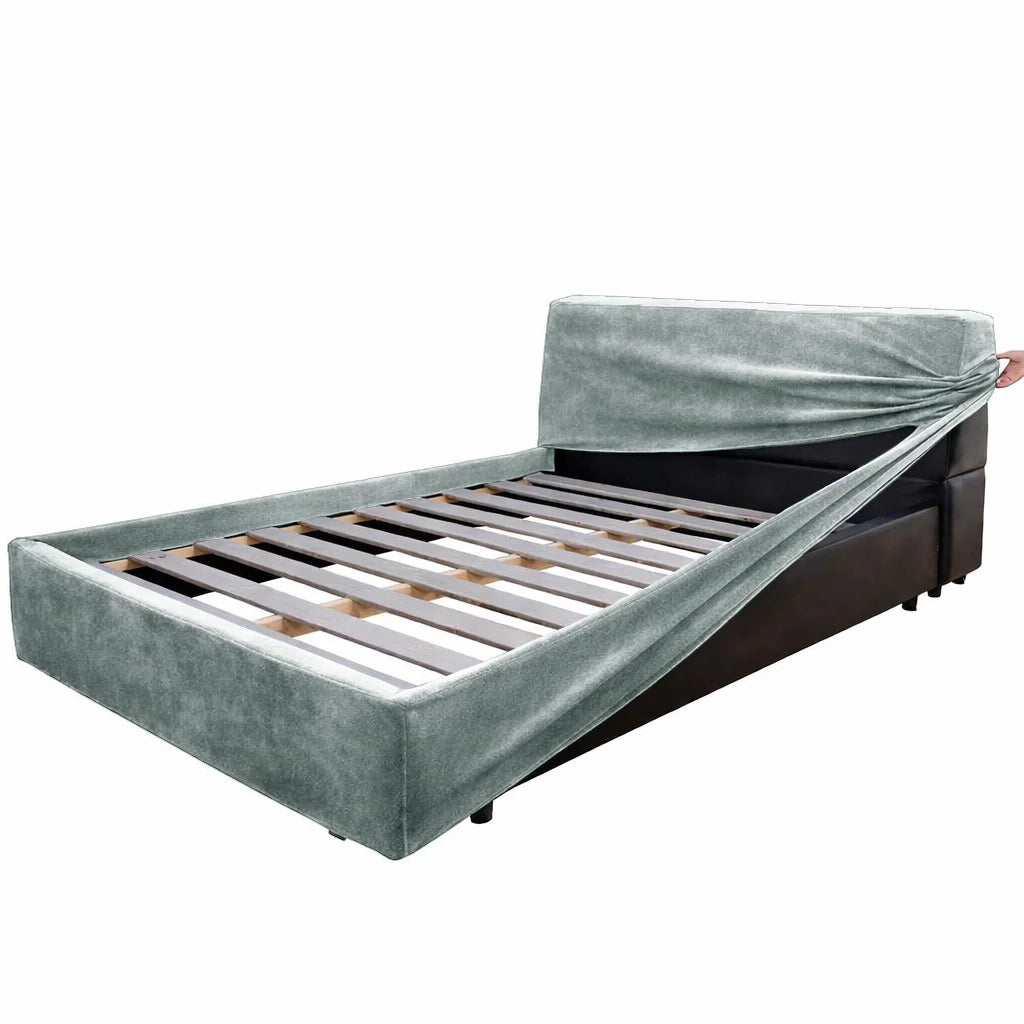 Pale Silver Gray WB PBV2042 - 20 | Bed Frame & Headboard Cover