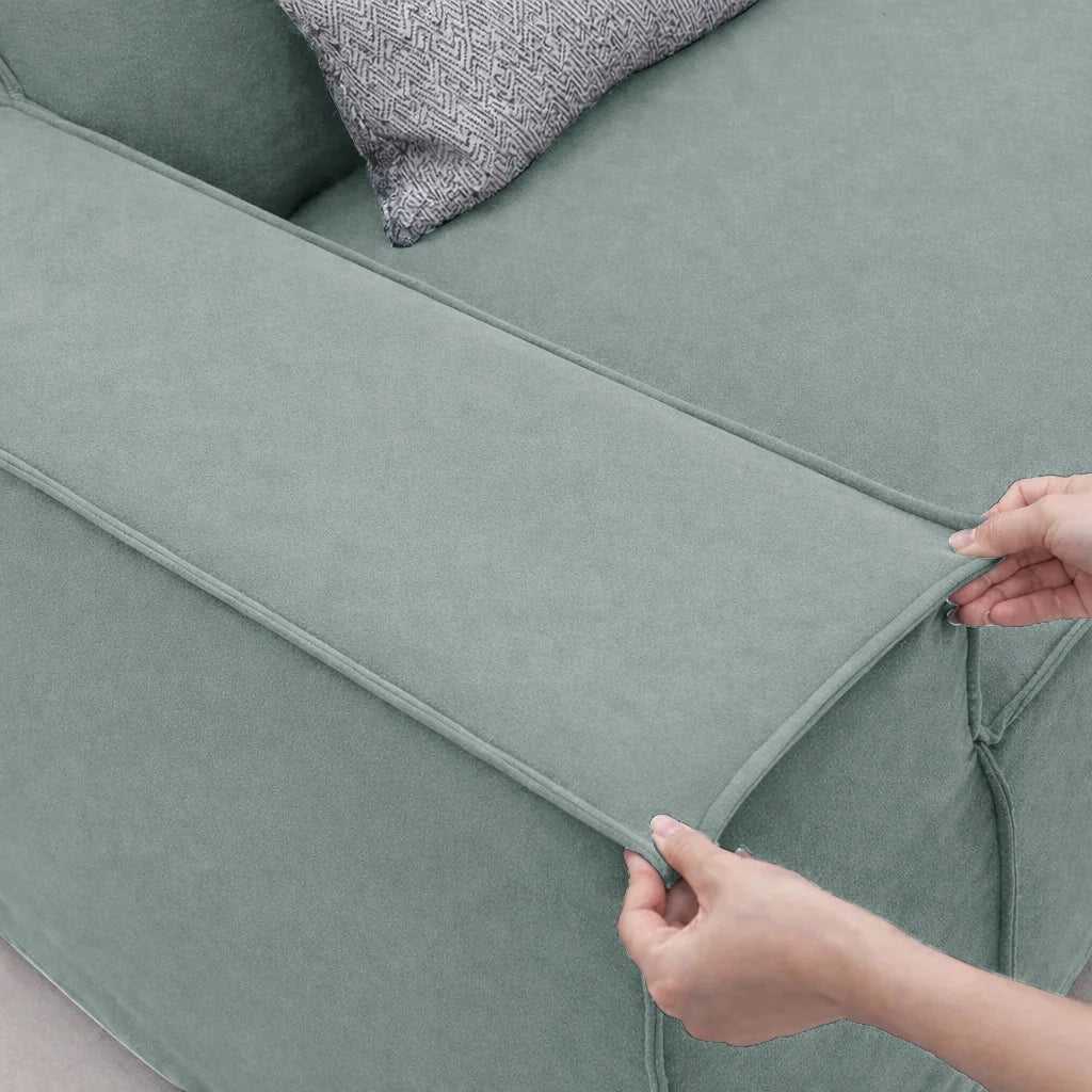 Pale Silver Gray WB PBV2042 - 20 | Sofa Slipcover